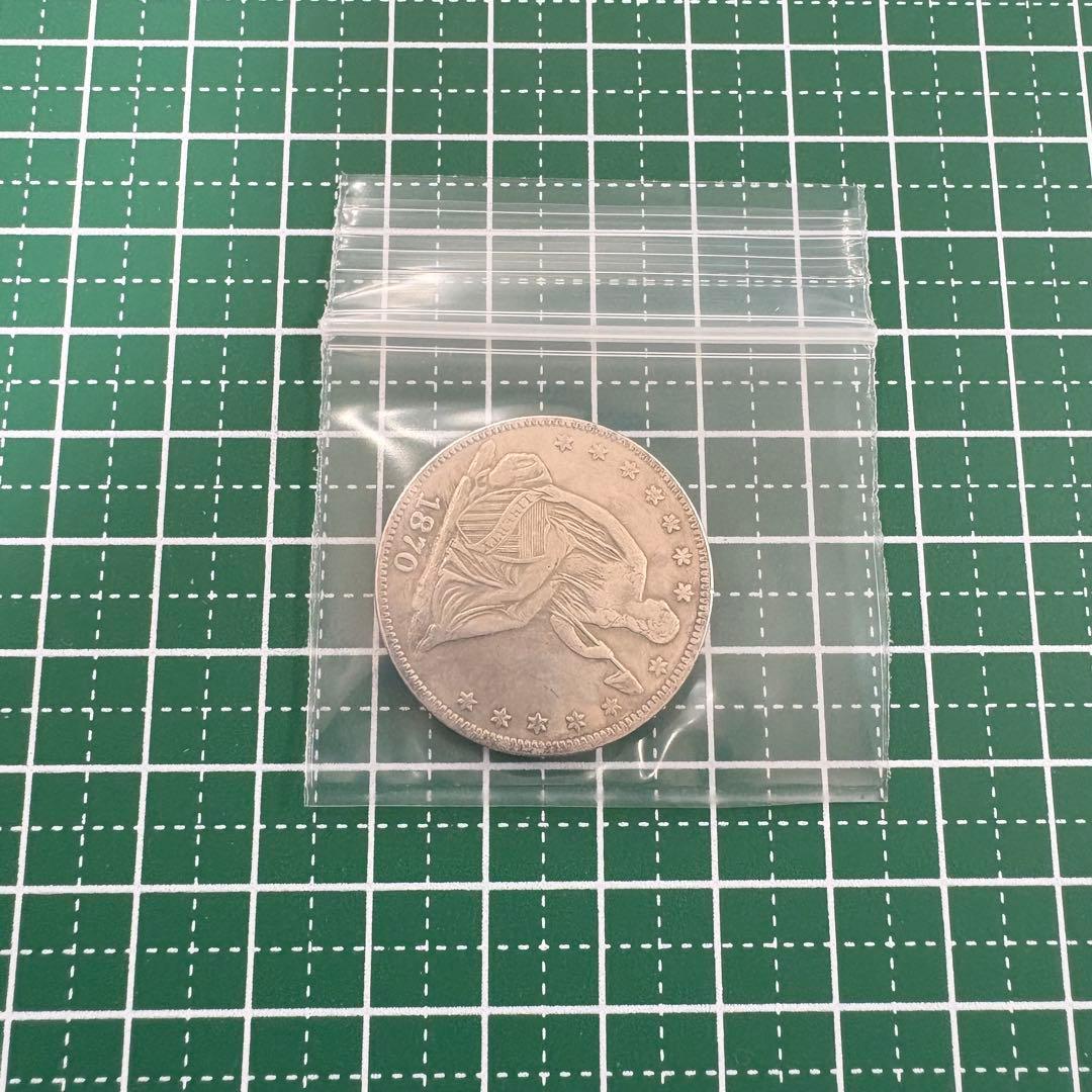 アメリカ シーテッド リバティ ハーフダラー銀貨 レプリカコイン