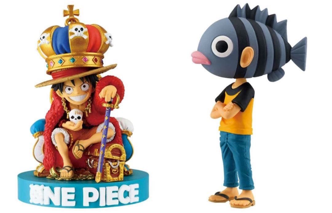 ONE PIECE BASE SHOP 尾田栄一郎　ルフィ　ワーコレ　セット