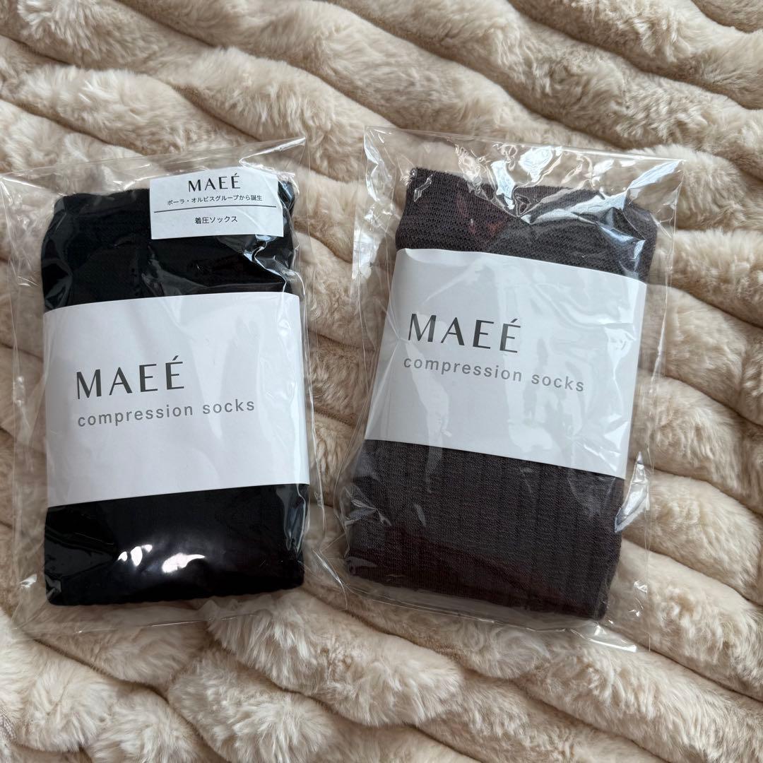新品！MAEÉ compression socks 2足セット