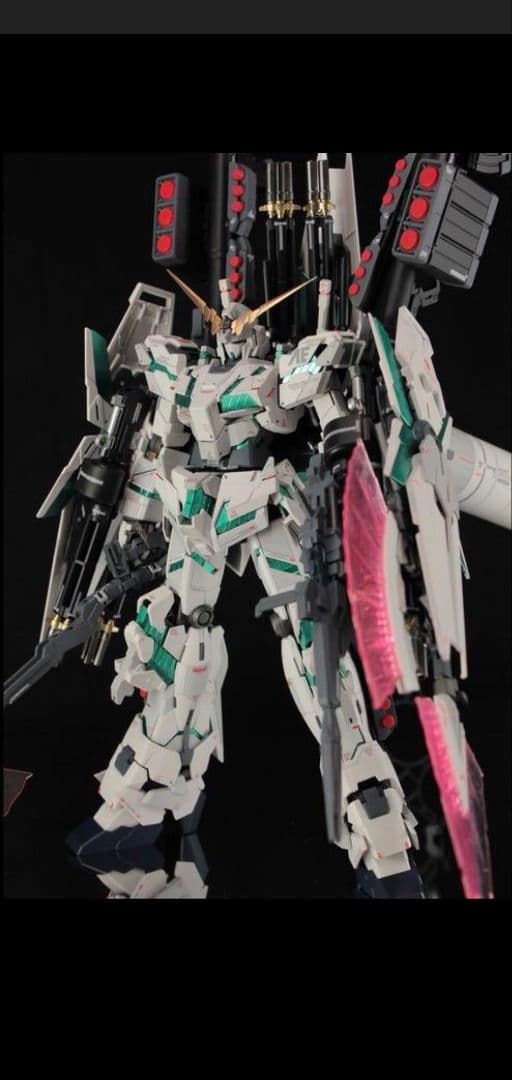 MG フルアーマーユニコーンガンダム ver.ka 改修塗装完成品 欠品あり MGEX ユニコーンガンダムVer.Ka」をフルアーマー化！MGEXとMGの