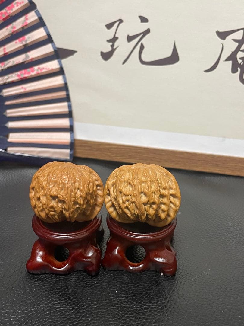 No.538 ❤️遊ぶクルミ 文玩核桃 高級小衆 战鼓 - メルカリ