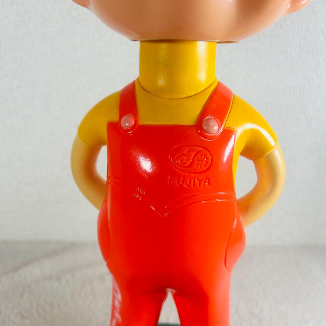 超希少美品】不二家 首ふりペコちゃん ソフビフィギア スプリング