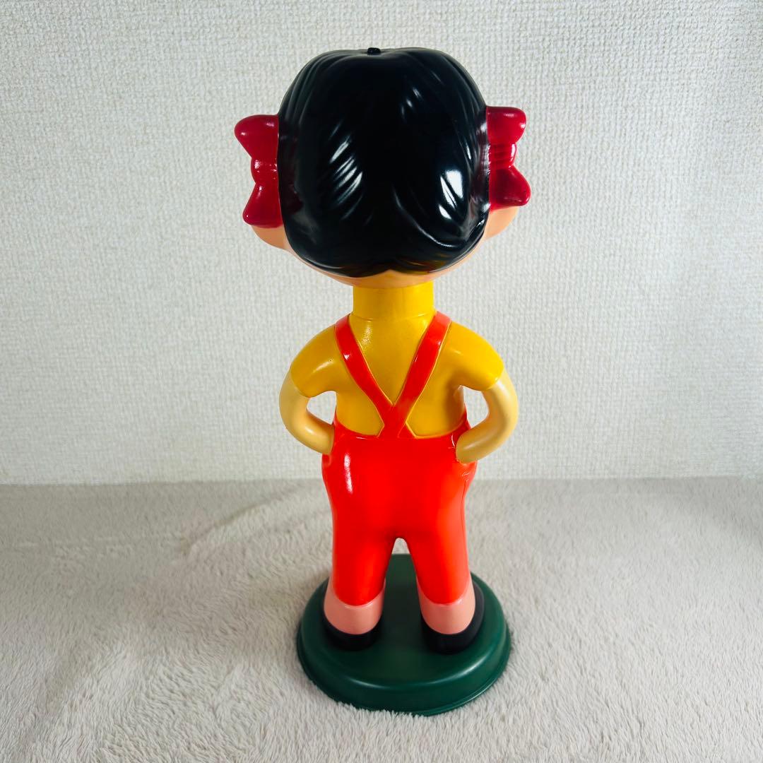 超希少美品】不二家 首ふりペコちゃん ソフビフィギア スプリング