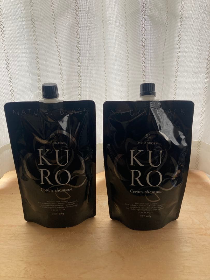【未開封】バランローズ KUROクリームシャンプー 2個セット バランローズKUROクリームシャンプー 400g×2本P付特別S バランローズ