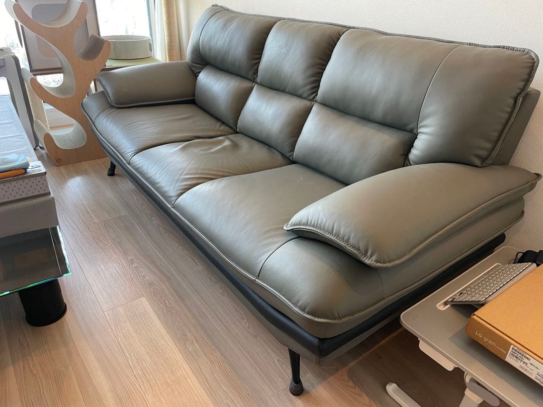 3人用ソファ (ロゾKD DGY) ニトリ