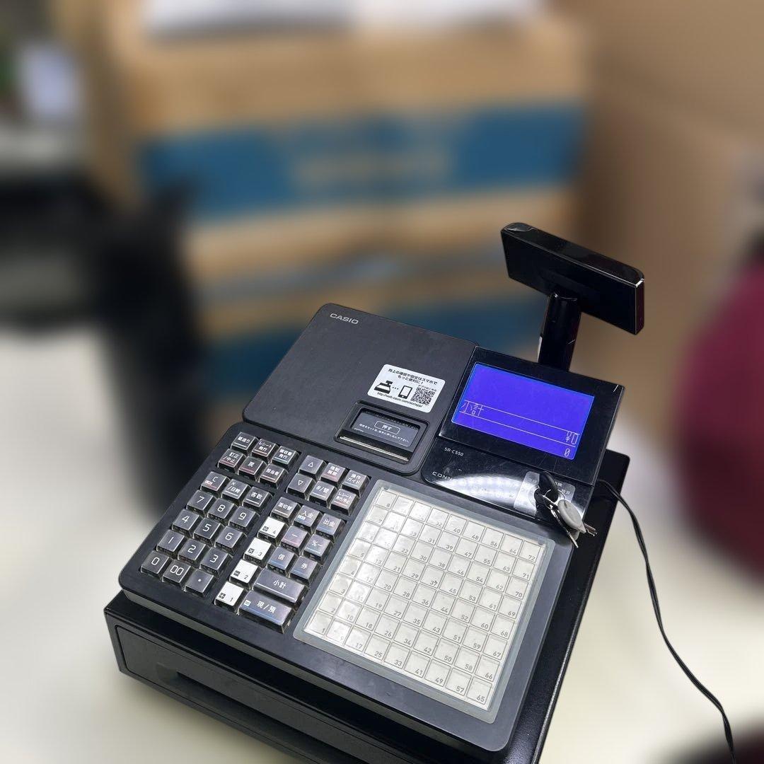 6073 カシオ電子レジスター SR-C550-EX-4SBK