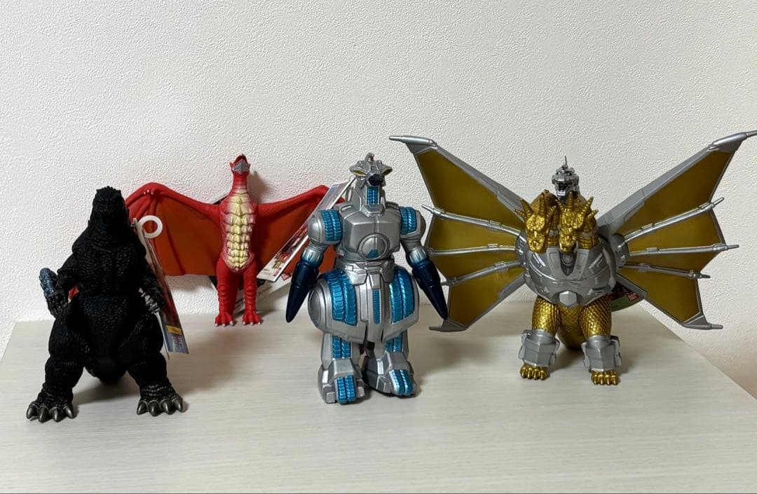 タグ付き】 ゴジラ ラドン モゲラ メカキングギドラ 4体 1998 バンダイ