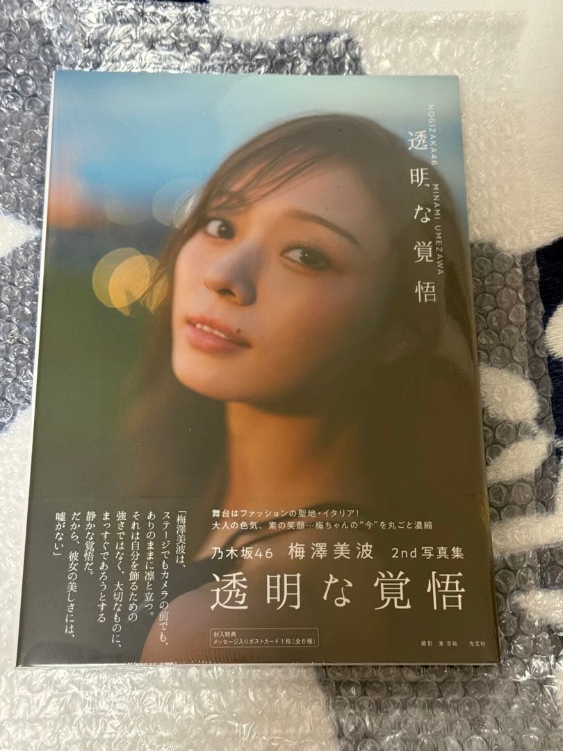 新品】乃木坂46 梅澤美波 2nd写真集『透明な覚悟』 応募券とポスト