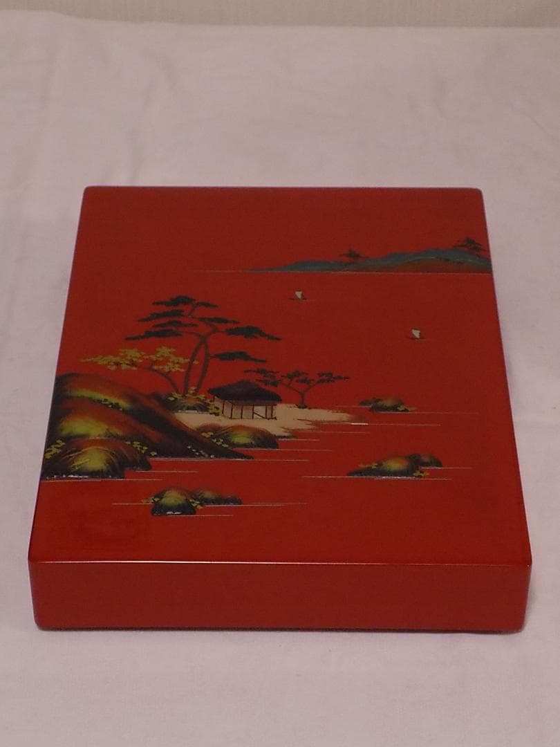角萬　琉球漆器　堆錦山水　文箱　新品未使用 堆錦workshop2025年9月 – 角萬漆器