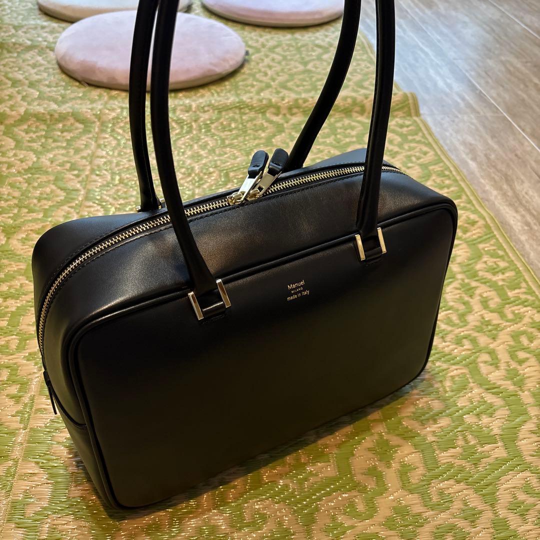 2/27までの出品可能性大】マニュエルミラノ レザーボストンバッグ IENA