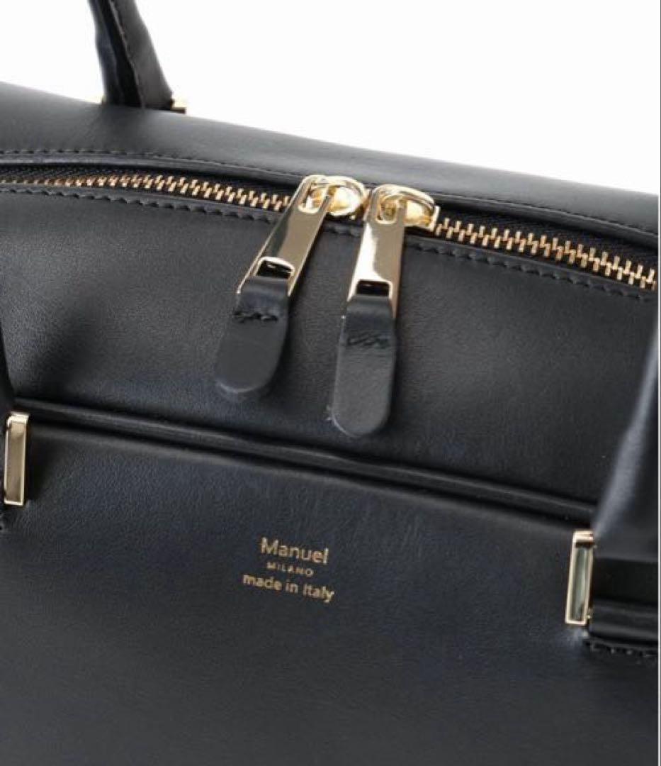 2/27までの出品可能性大】マニュエルミラノ レザーボストンバッグ IENA