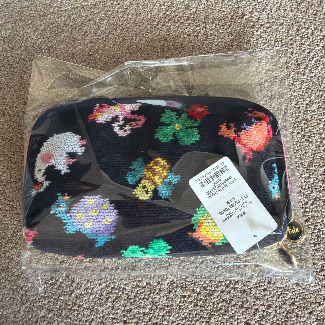 FELLER 神崎恵 ネイビー ポーチ