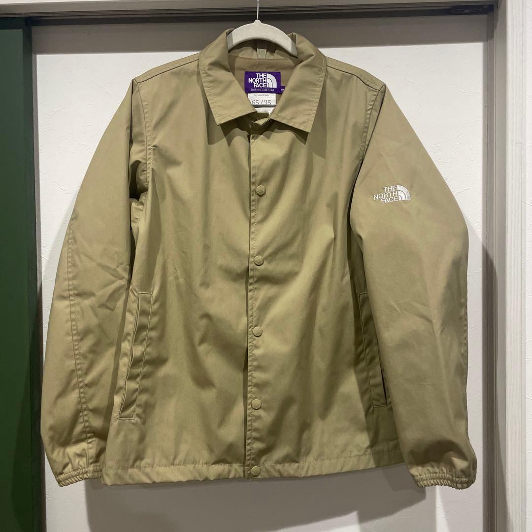 ノースフェイス パープルレーベル BEAMS別注 コーチジャケット ベージュ