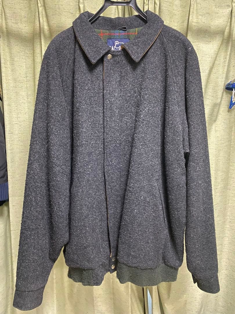 80s WOOLRICH USA製 ウール ブルゾン ハリントン