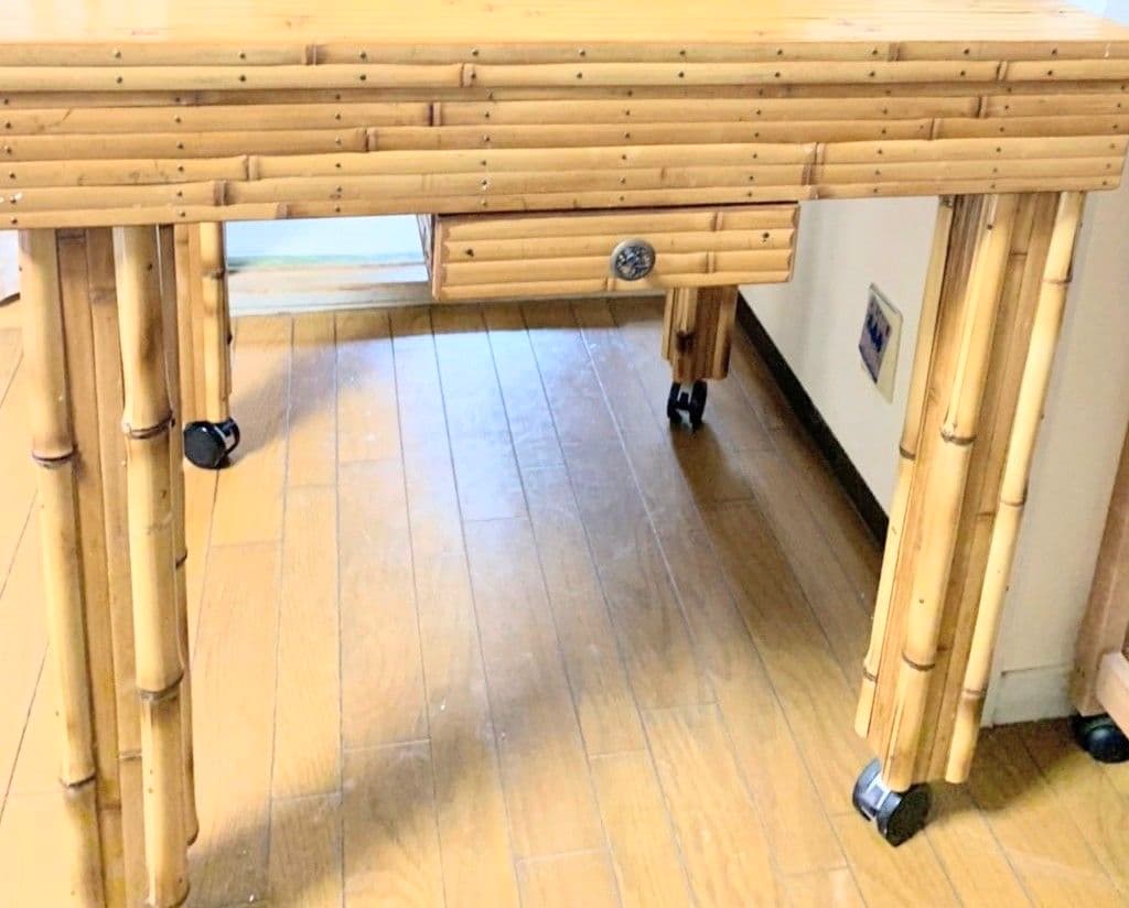 梅里竹芸製品のテーブル　値下げしました 竹家具専門店【梅里竹芸】ベンチベッド＜80-1＞ - 宮崎県西都市