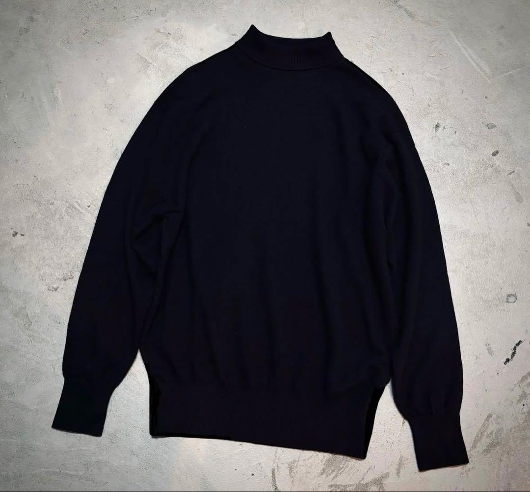 COMME des GARÇONS HOMMEブラック タートルネック