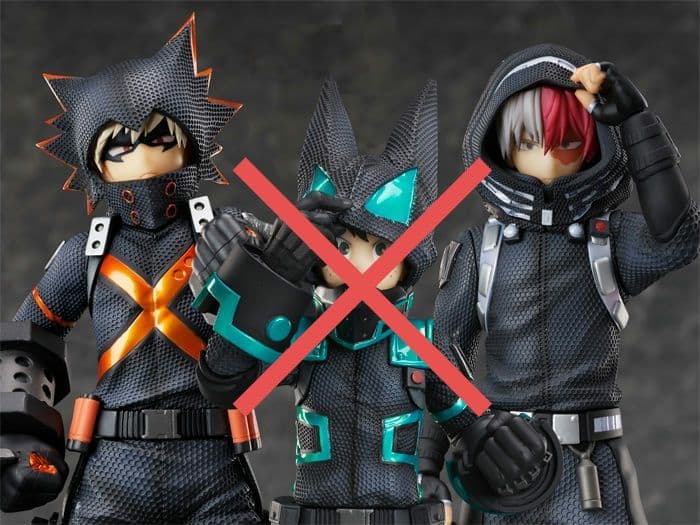 ヒロアカ　ワールドヒーローズミッション　爆豪♡轟　フィギュア　爆豪箱やぶれ