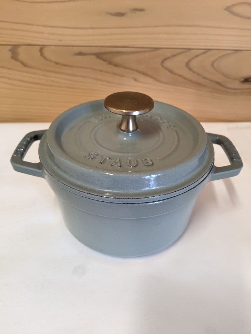 Staub　ストウブ 鍋 14cm ユーカリ ピコ ココット　ラウンド
