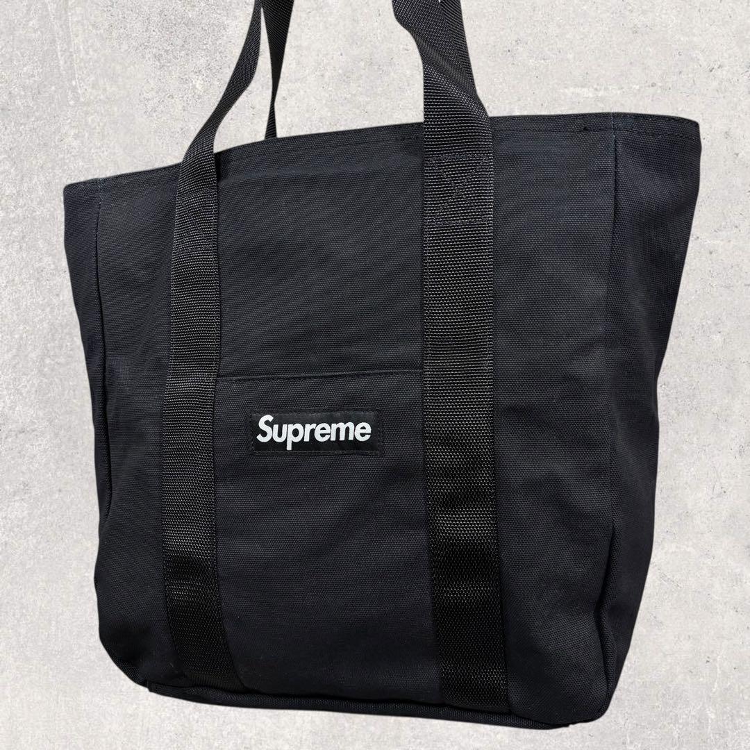 plumSupreme キャンバス トートバッグ ブラック 2020AW