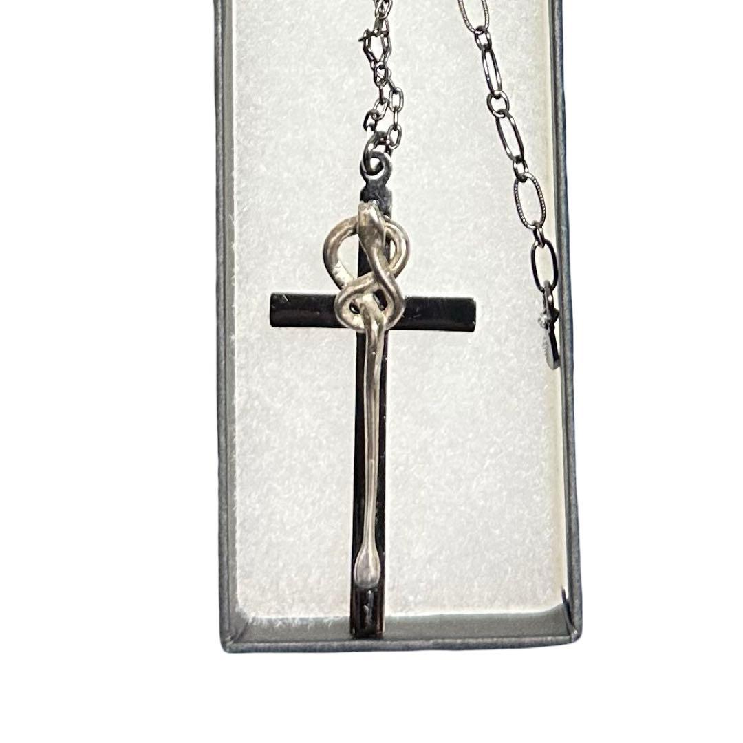 00s archive Gunda ステルスネックレス 十字架 ネックレス 蛇