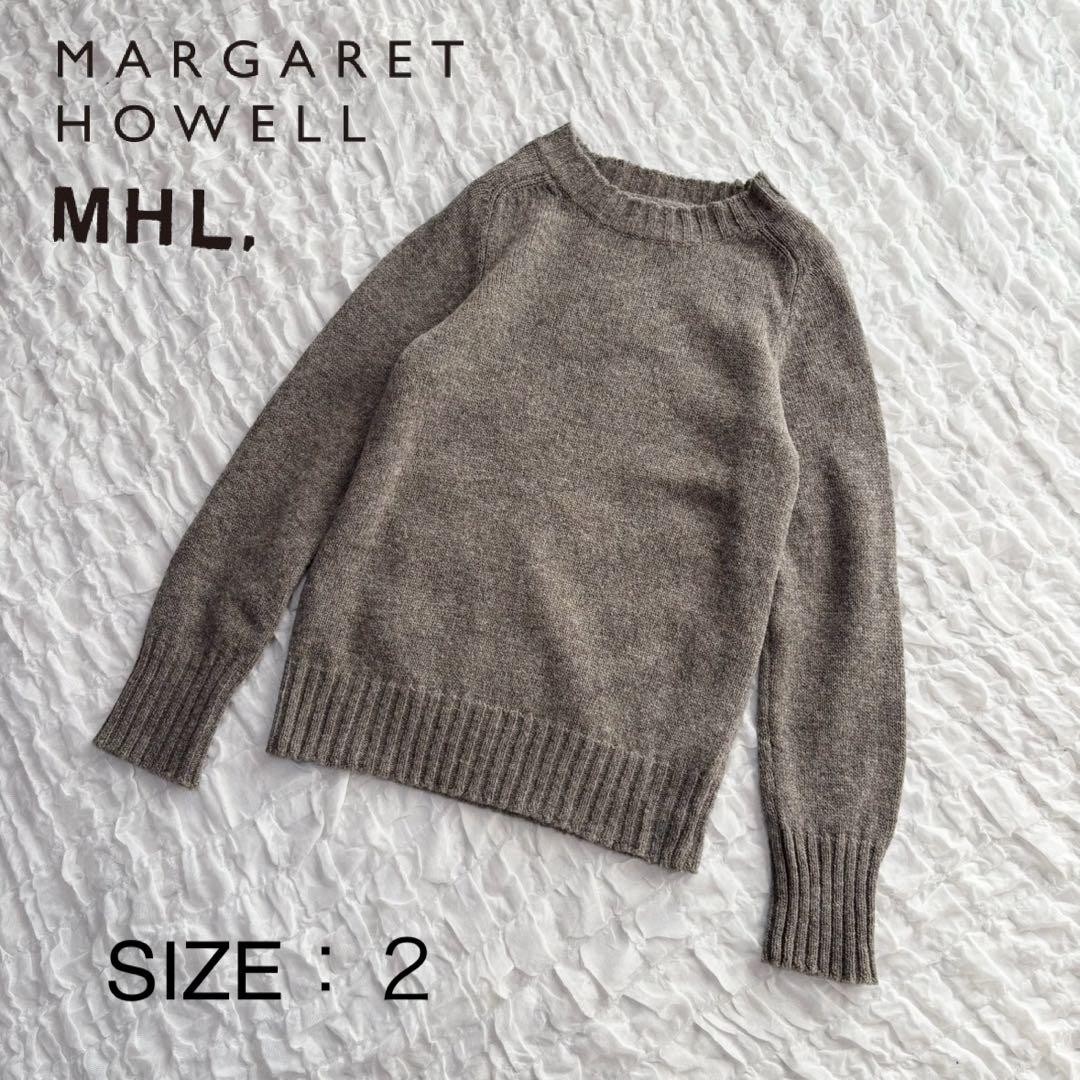 【美品】 マーガレットハウエル MHL. 近年モデル ニット プルオーバー