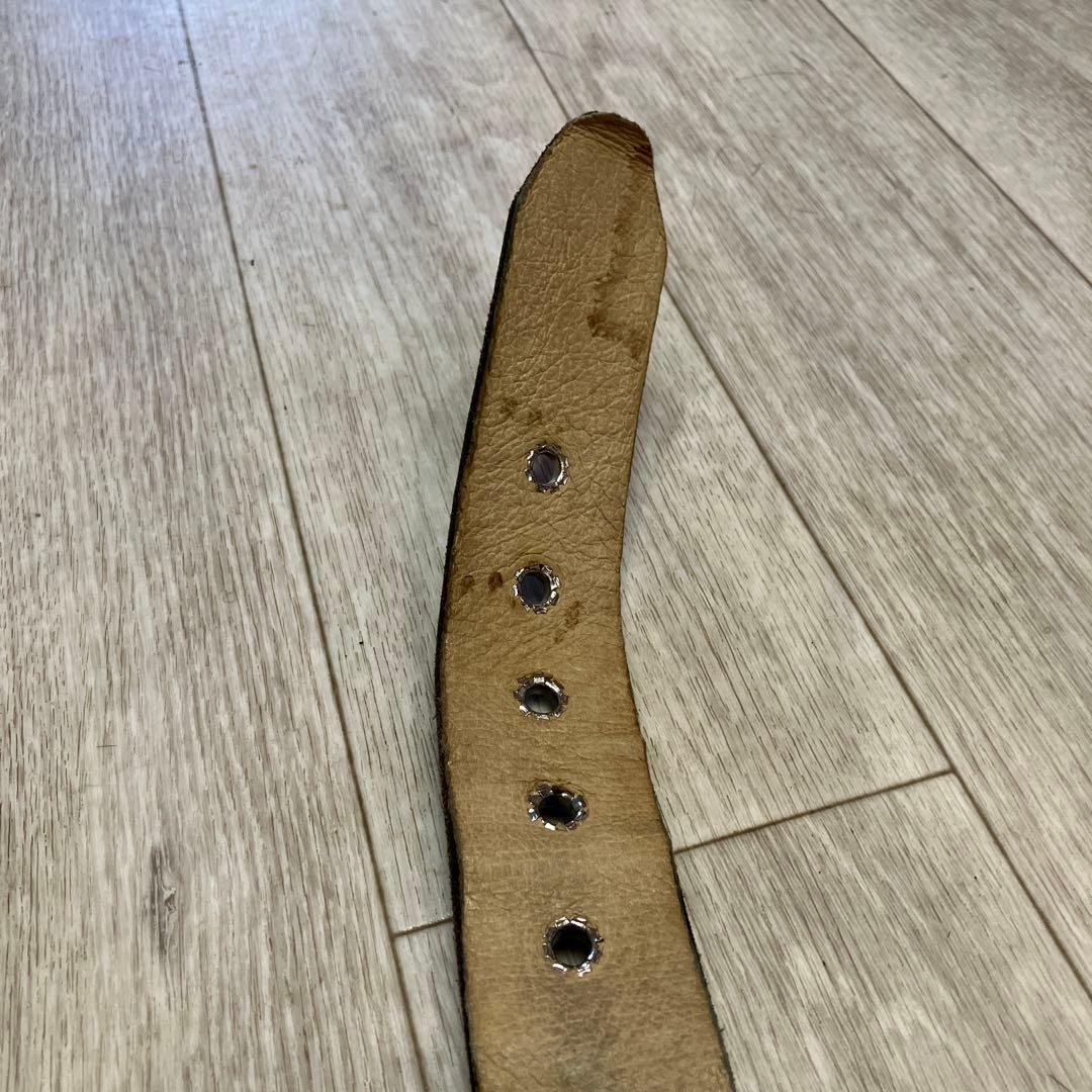 最終価格WENDY´S Xfootthecoacherスタッズレザーブベルト