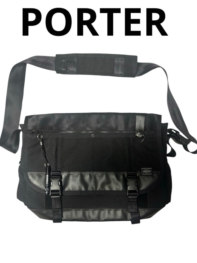 【未使用級】ポーター PORTER ヒート メッセンジャーバッグL A4 通勤