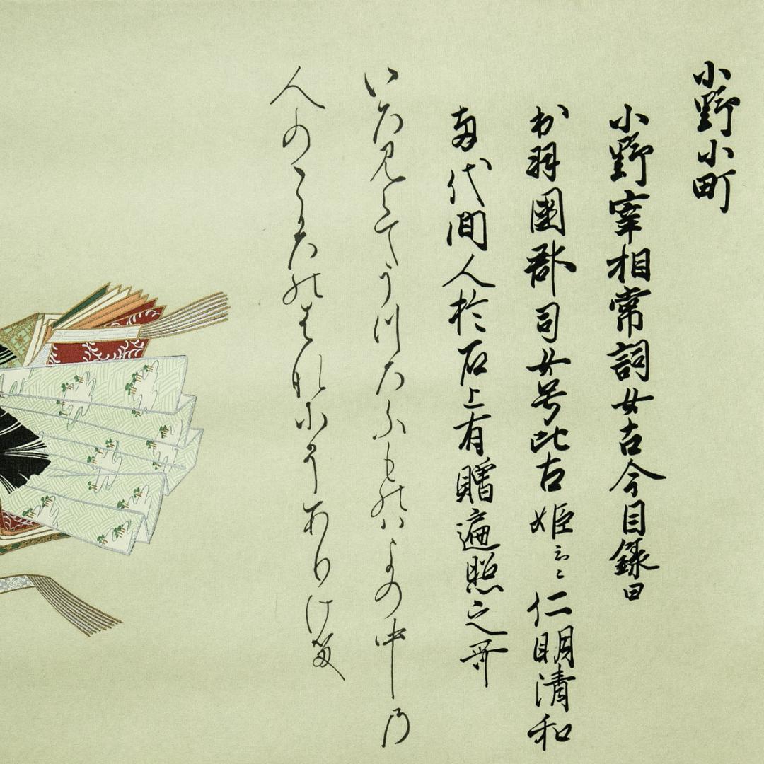 掛軸-1723 佐竹本三十六歌仙 小野小町 在原業平 伊勢 伊藤嘉晃監修