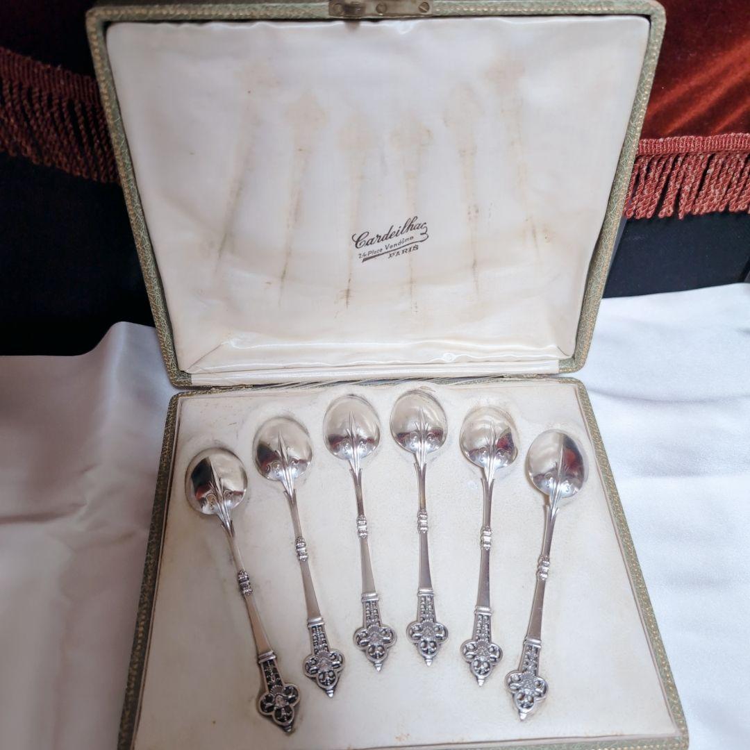 希少♪】 カルディヤック スプーン 6本セット ルネサンス 純銀
