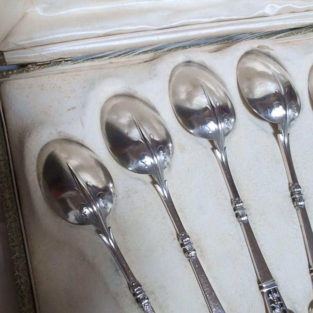 希少♪】 カルディヤック スプーン 6本セット ルネサンス 純銀