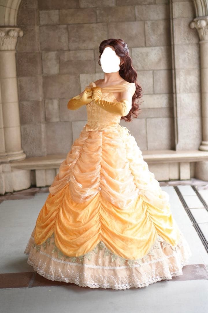 シークレットハニー ベル ドレス＋ウィッグセット 美女と野獣 仮装