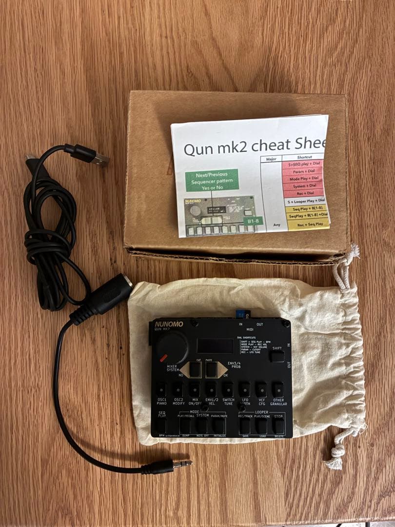 NUNOMO QUN MK2 ポケットシンセサイザー シーケンサー ルーパー nunomo-qun-mk2-001_1200x1200.