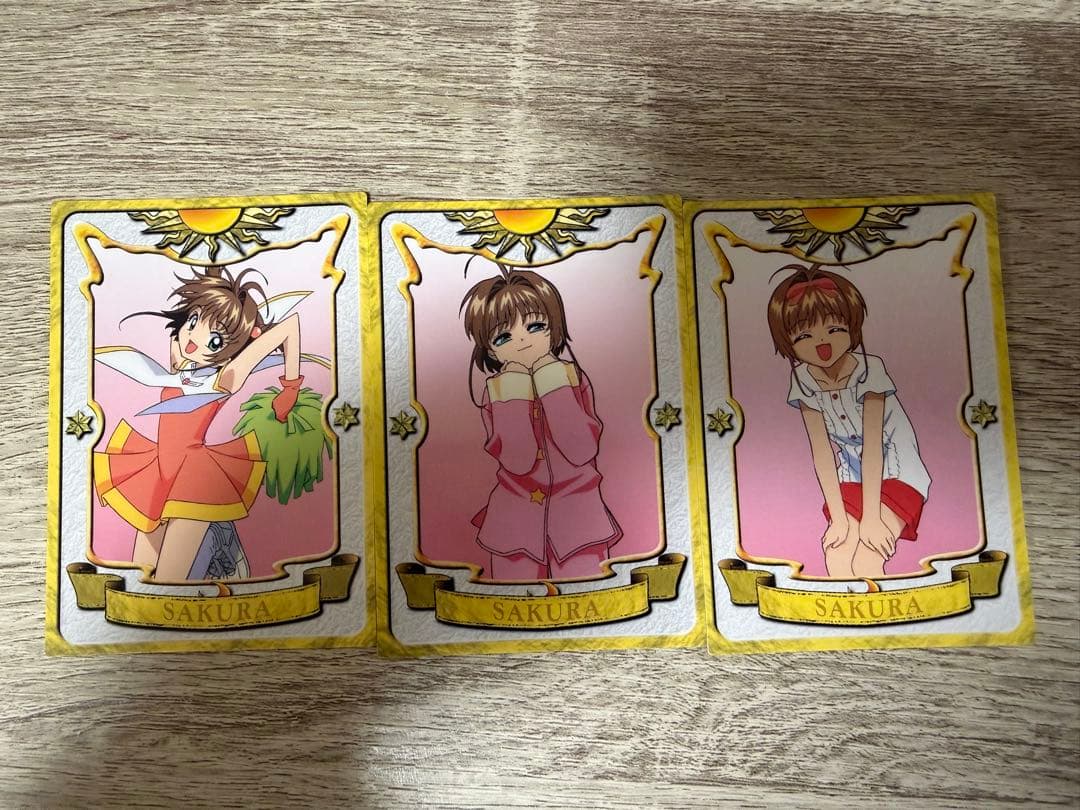 カードキャプターさくら カードダスマスターズ さくら　3枚セット