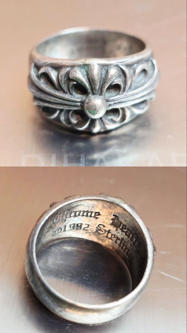 T27Y】Chrome Hearts Sterling Ring 1992 - メルカリ