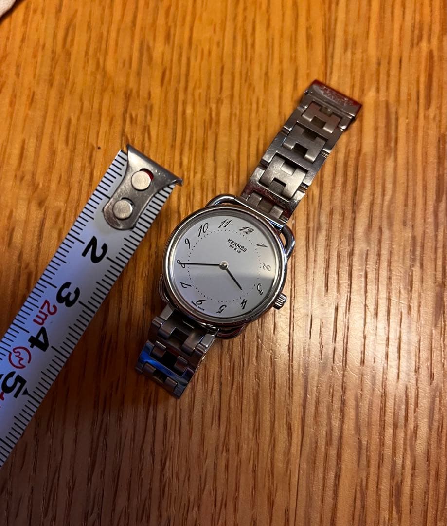 HERMES 腕時計 シルバー⭐︎レディース使用品【電池交換済み】