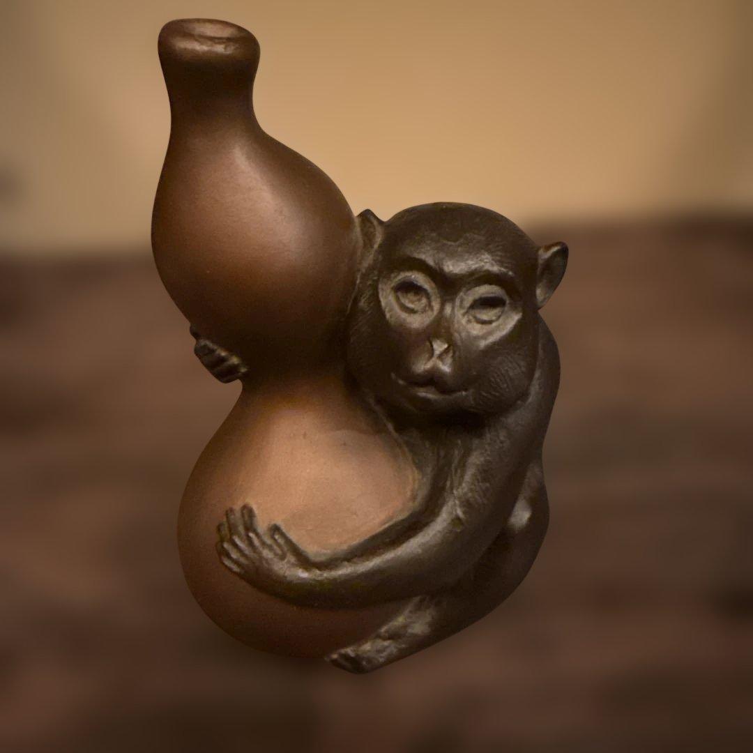 銅製　津田永寿作「壺香炉」　高岡銅器　置物　寿想