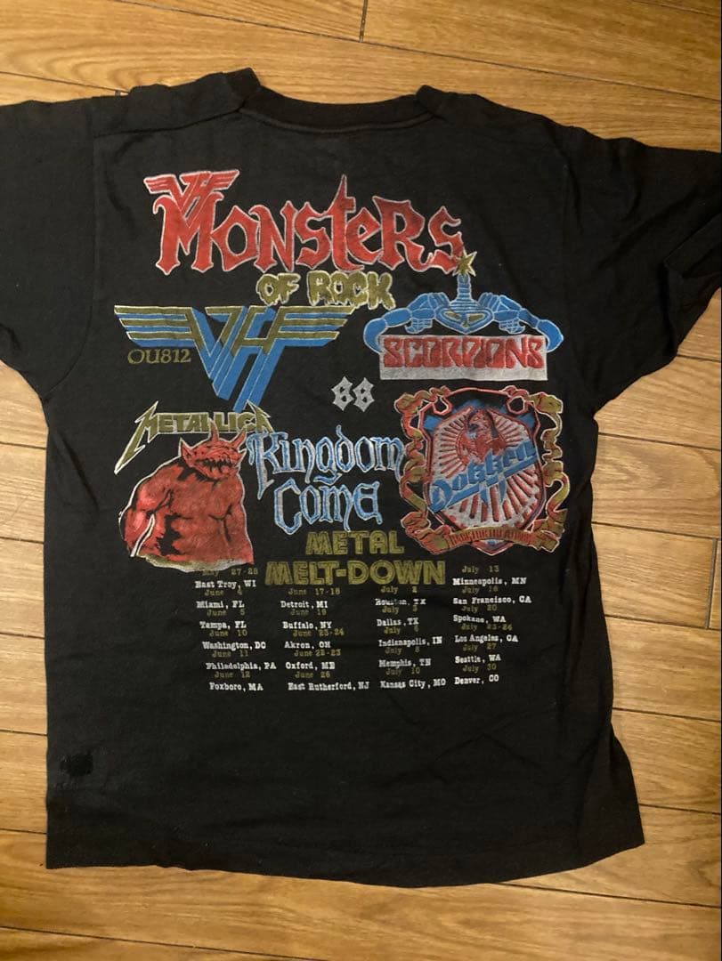 モンスターズ・オブ・ロック ヴィンテージTシャツ 1988年 Mサイズ