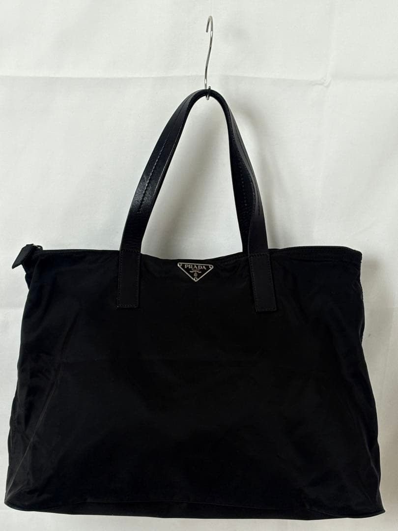 美品PRADAナイロントート黒TESSUTO CITY大容量ミニボストンギャラ有