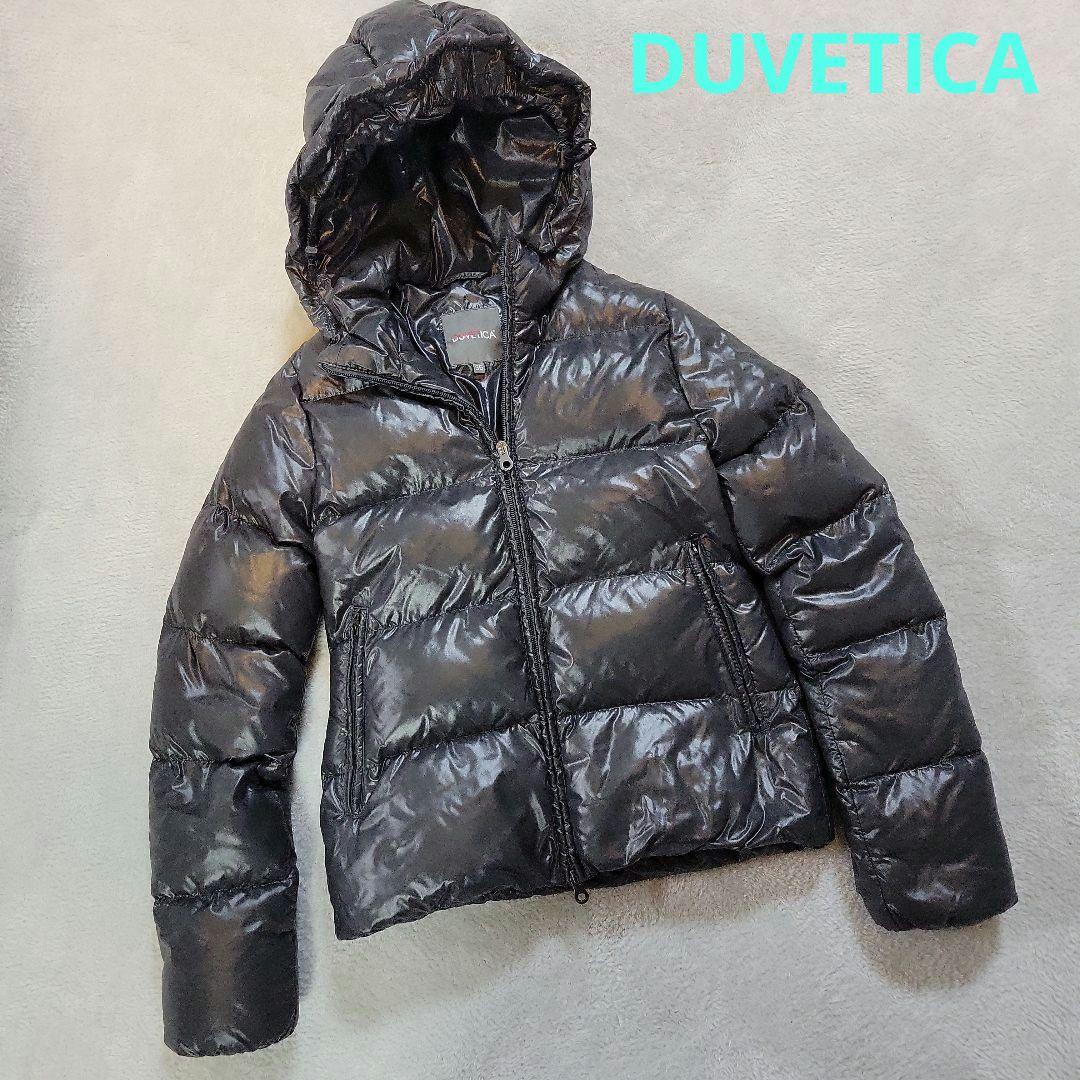 美品　DUVETICA フード付きダウンジャケット 36 ブラック