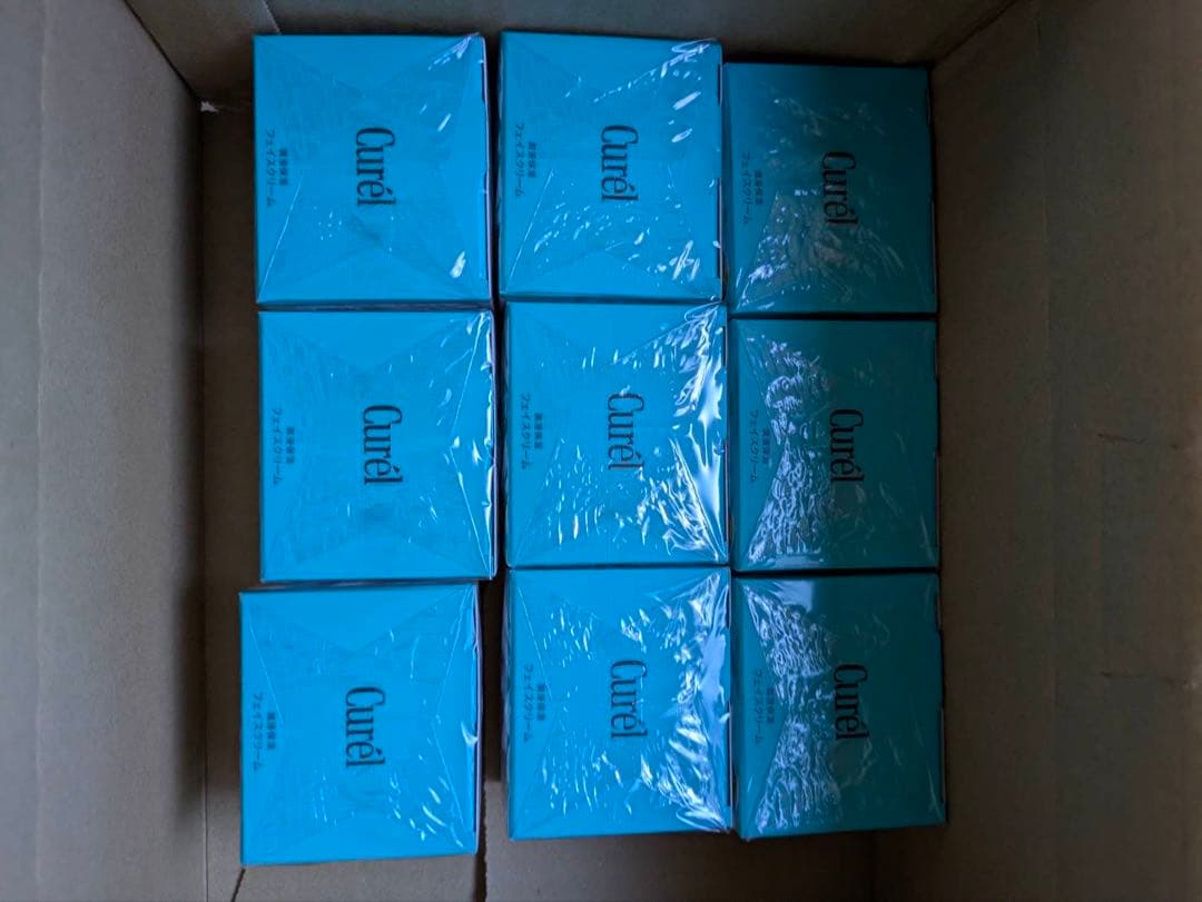 《セット販売》　花王 キュレル 潤浸保湿 フェイスクリーム (40g)×9個