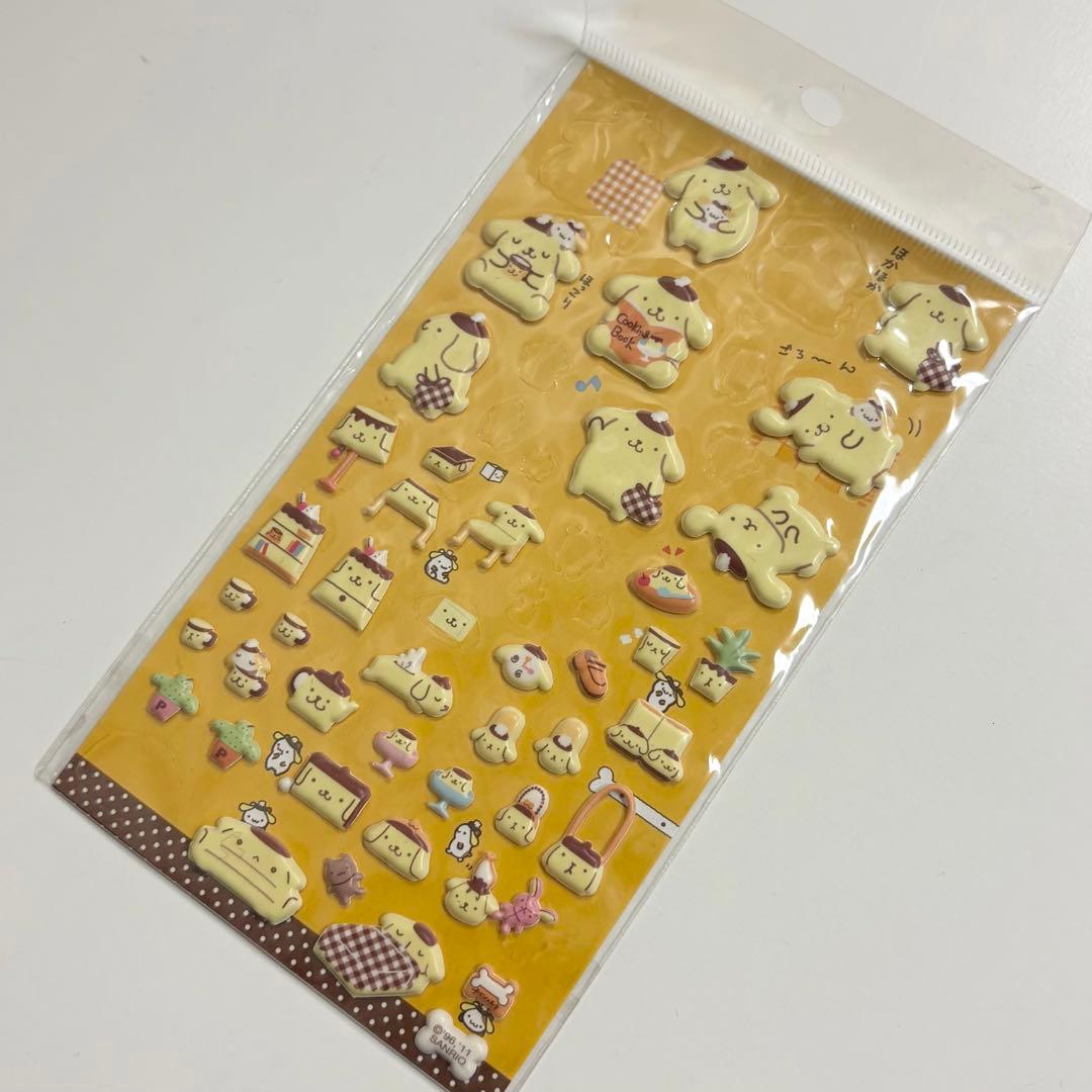 当時物平成レトロ サンリオ ポムポムプリン シール レア SANRIO