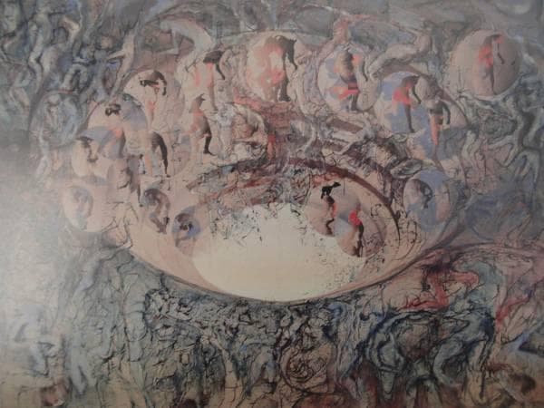 宇佐美 圭司、空の城、新品額装付、画集画、状態良好