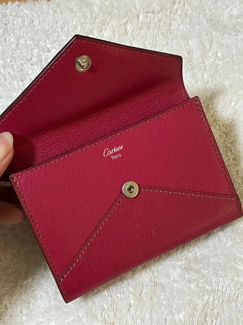 Cartier カルティエ　名刺入れ　カードケース　ピンク