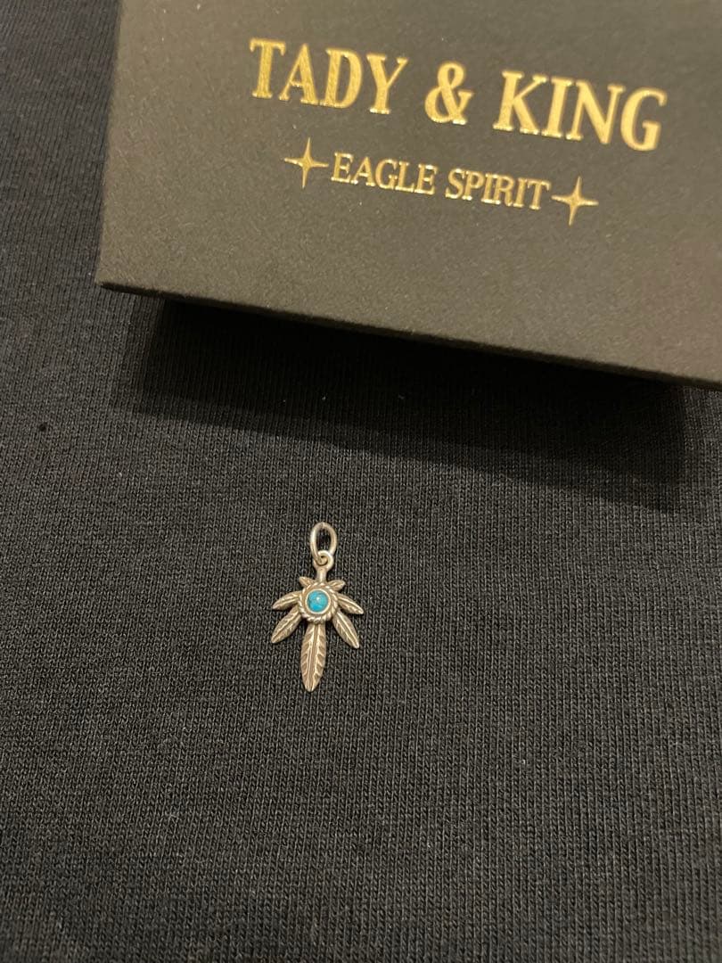 G*s様 TADY&KING(タディアンドキング)ガンジャ銀縄ターコイズ スパイ TADY&KING（タディアンドキング） ガンジャ銀縄ターコイズSサイズ