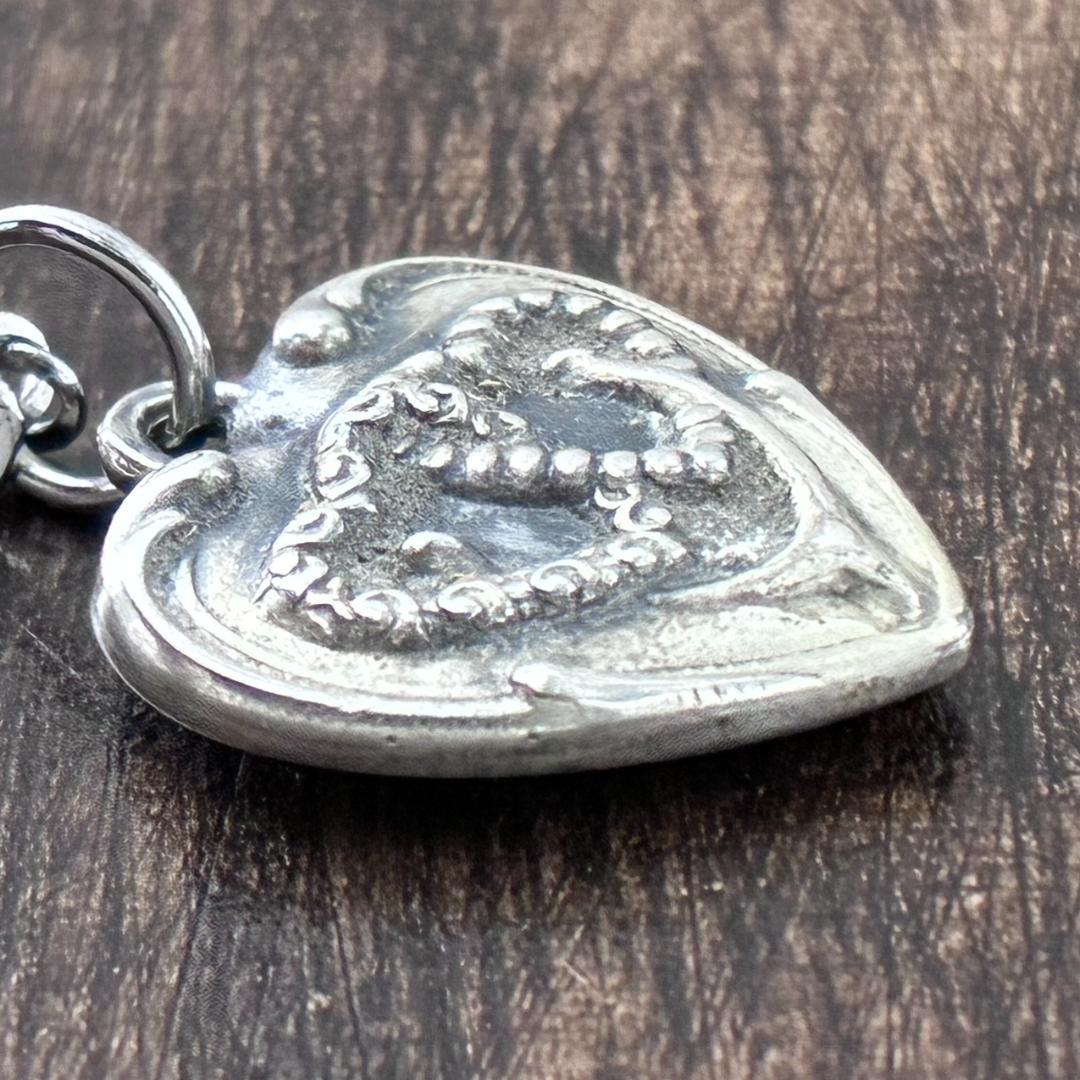 スウィートハートジュエリーダブルハート シルバー ヴィンテージ