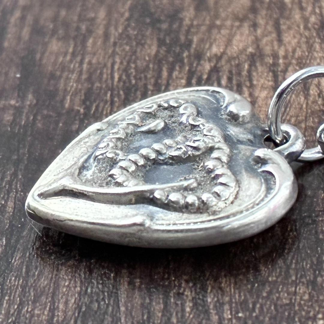 スウィートハートジュエリーダブルハート シルバー ヴィンテージ