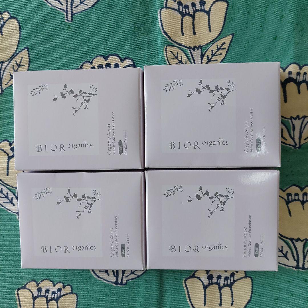 ビオールファンデーション　レフィル&パフ(標準色)　4個