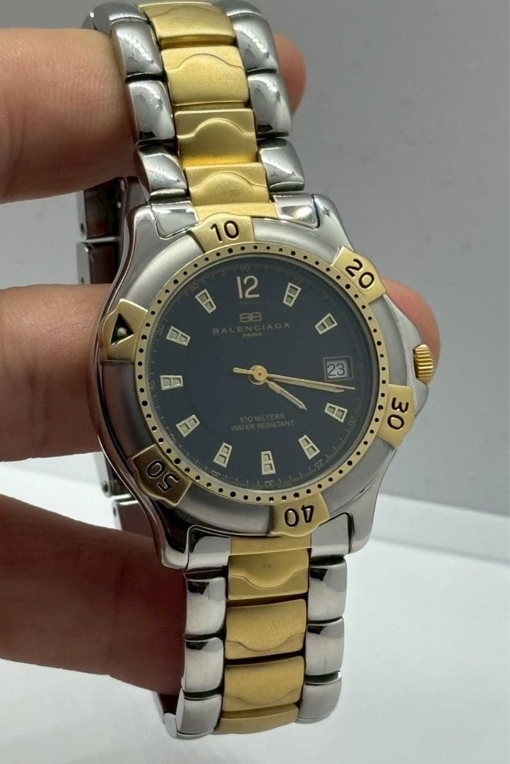 BALENCIAGA バレンシアガ　 100M 腕時計　コンビ ダイバーズ