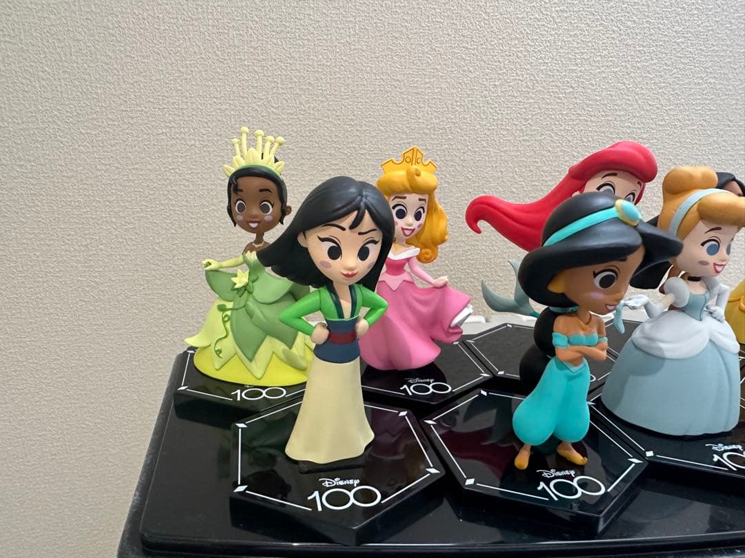 Disney 100周年記念 プリンセスフィギュア 15体セット