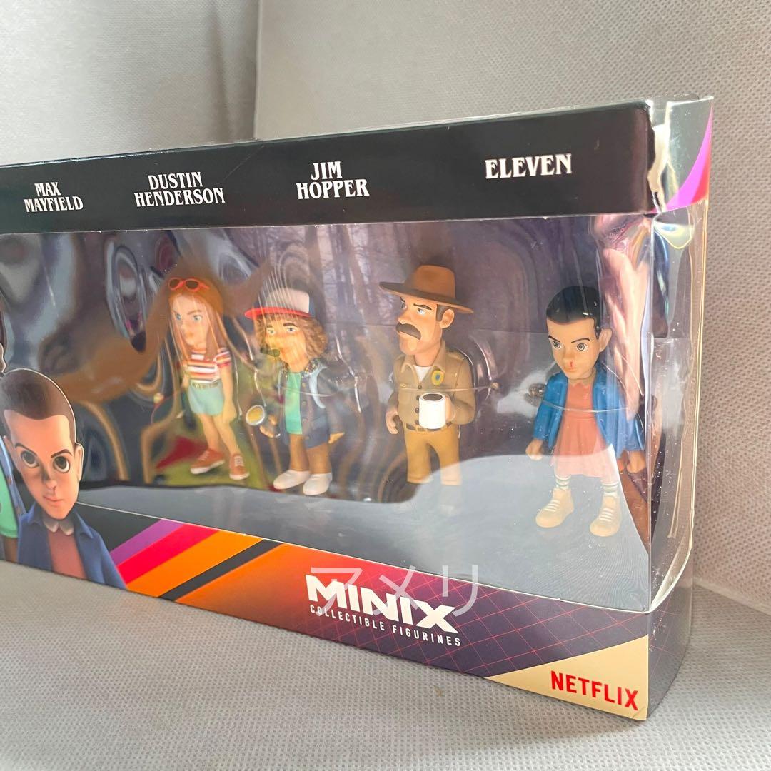 外箱破れあり】ストレンジャー・シングス MINIX フィギュア 4体セット